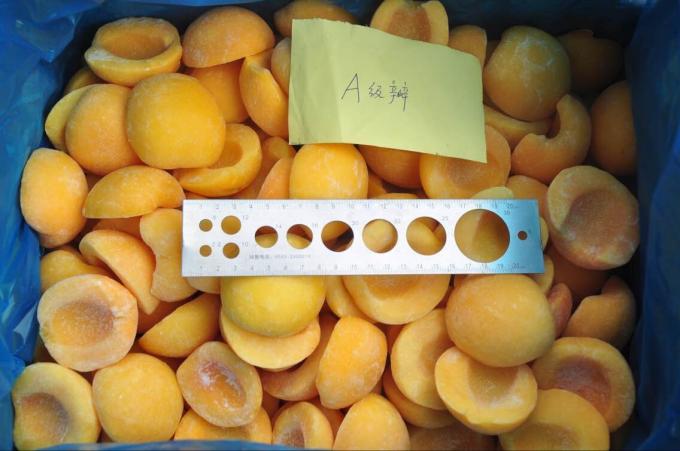 منتج سينوشارم BRC-A 4 نجوم 1/2 أنصاف مقطعة IQF خوخ نصف سعر الجملة 10 كجم خوخ أصفر مجمد بكميات كبيرة للعصير والمشروبات 1