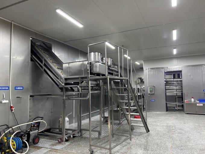 سينوشارم حلال كوشر طازج 4*4ملم الصيني IQF الزنجبيل المقطوعة المورد 1 كجم الزنجبيل المجمد للتوابل 4