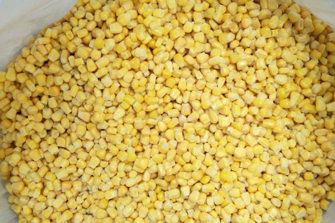 IQF أربعة الخضروات المجمدة البازلاء الخضراء والذرة الحلوة حبوب الذرة والجزر والفاصوليا الخضراء 2