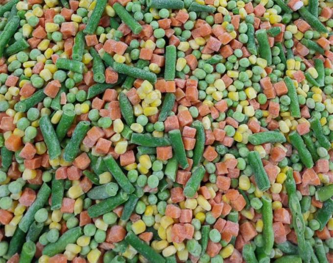 الخضروات المختلطة في كاليفورنيا IQF 3-Way المجمدة المكونات الكاملة BRC HALAL HACCP معتمدة الذرة الطازجة مكعب الفاكهة المفرومة الجزر) 2